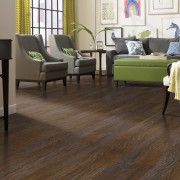 living room dark wood flooring