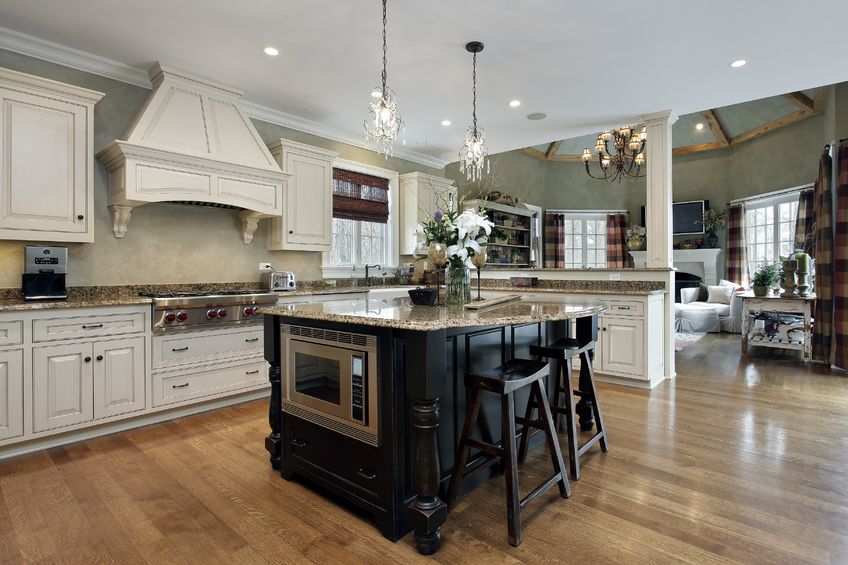 Kitchen Design Styles: Gourmet - Tampa Flooring Company High-end kitchen design with restaurant-quality features are perfect for  the person who takes cooking seriously. Professional appliances, durable  surfaces ...